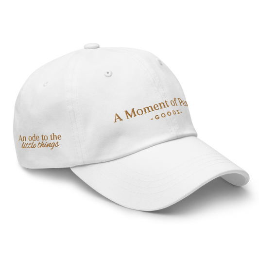 Core Collection Dad Hat - White/Gold